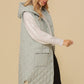 TIMING Hooded Oversized Vest Winter Jacket