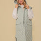 TIMING Hooded Oversized Vest Winter Jacket
