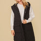 TIMING Hooded Oversized Vest Winter Jacket