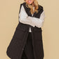 TIMING Hooded Oversized Vest Winter Jacket