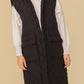 TIMING Hooded Oversized Vest Winter Jacket