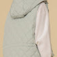 TIMING Hooded Oversized Vest Winter Jacket