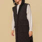 TIMING Hooded Oversized Vest Winter Jacket