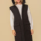 TIMING Hooded Oversized Vest Winter Jacket
