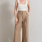 EESOME Classic Pleated Straight Leg Pants