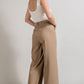 EESOME Classic Pleated Straight Leg Pants