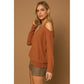 GILLI L/S ONE SHOULDER STRAP TOP