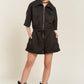 JADE by JANE Terry Zip-front Romper