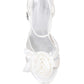 RAG& Co. - CHAUMET Rose Bow Satin Heeled Sandals