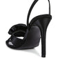 RAG& Co. - CHAUMET Rose Bow Satin Heeled Sandals