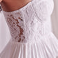 DO + BE COLLECTION Tiered Lace Knitted Mini Cocktail Dress