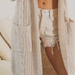 BIBI Twist Knitted Open Front Cardigan with Pockets