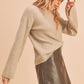 AEMI & Co. Chic Cutout Knit Sweater - Harlie Sweater