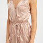 PLEARED WIDE LEG JUMPSUIT