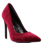 Janessa Velvet Stiletto Heel Pumps