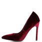 Janessa Velvet Stiletto Heel Pumps
