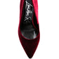 Janessa Velvet Stiletto Heel Pumps