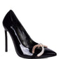 RAG & Co.- COCKTAIL Buckle Embellished Stiletto Pump Shoes