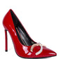 RAG & Co.- COCKTAIL Buckle Embellished Stiletto Pump Shoes