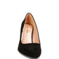 RAG & Co. Nude/Black Charade Mid Closed Pointed-Toes Heels Shoes