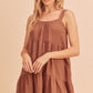 AEMI & Co. Self Tie Shoulder Straps Casual Dress with Pockets - Frances Dress