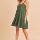 AEMI & Co. Self Tie Shoulder Straps Casual Dress with Pockets - Frances Dress