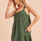 AEMI & Co. Self Tie Shoulder Straps Casual Dress with Pockets - Frances Dress
