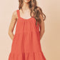 AEMI & Co. Self Tie Shoulder Straps Casual Dress with Pockets - Frances Dress