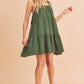 AEMI & Co. Self Tie Shoulder Straps Casual Dress with Pockets - Frances Dress