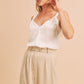 AEMI & Co. Casual V Neckline Top - Carissa Top