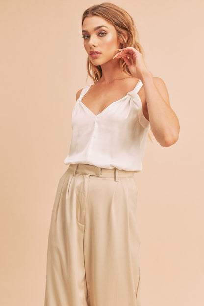 AEMI & Co. Casual V Neckline Top - Carissa Top