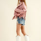 BLUE B Studded Fringe Open Western Jacket