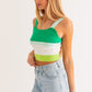 LE LIS Stripe Knit Tank Top