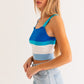 LE LIS Stripe Knit Tank Top