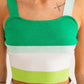 LE LIS Stripe Knit Tank Top