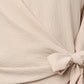 GILLI 3/4 Sleeve Side Tie Top