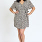EG FASHION Ditsy Floral Wrap Dress