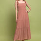 LOVE TREE Smocked Bodice Maxi Dress