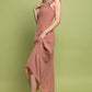 LOVE TREE Smocked Bodice Maxi Dress