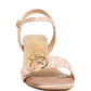 RAG & Co. - Chaplet Block Heel Pin Buckle Sandals