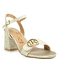 RAG & Co. - Chaplet Block Heel Pin Buckle Sandals