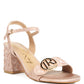 RAG & Co. - Chaplet Block Heel Pin Buckle Sandals