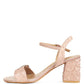 RAG & Co. - Chaplet Block Heel Pin Buckle Sandals