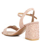 RAG & Co. - Chaplet Block Heel Pin Buckle Sandals