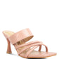 RAG & Co. - CHIRI Criss Cross Strap Spool Heel Sandals