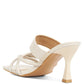 RAG & Co. - CHIRI Criss Cross Strap Spool Heel Sandals