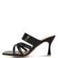 RAG & Co. - CHIRI Criss Cross Strap Spool Heel Sandals
