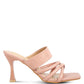 RAG & Co. - CHIRI Criss Cross Strap Spool Heel Sandals