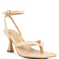 RAG & Co. - CELTY Ankle Strap Spool Heel Thong Sandals