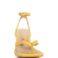 RAG & Co. - CELTY Ankle Strap Spool Heel Thong Sandals